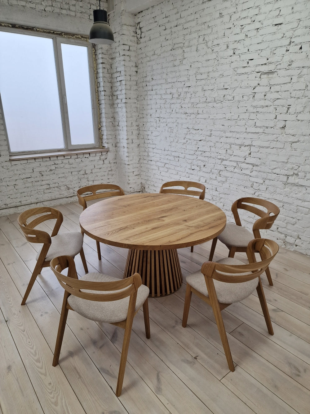 NOAH | Sedia da pranzo in rovere massiccio