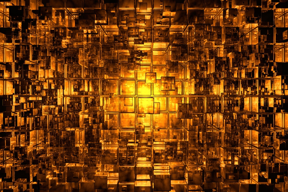 RENDERIA | Aureate Matrix – Rechteckiger Couchtisch