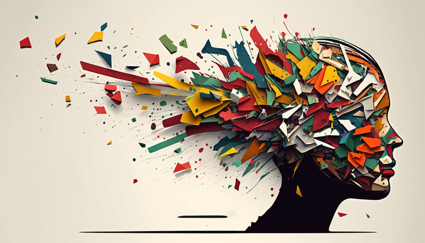 GRAPHICA | Shattered Profile – Rectangular Coffee Table