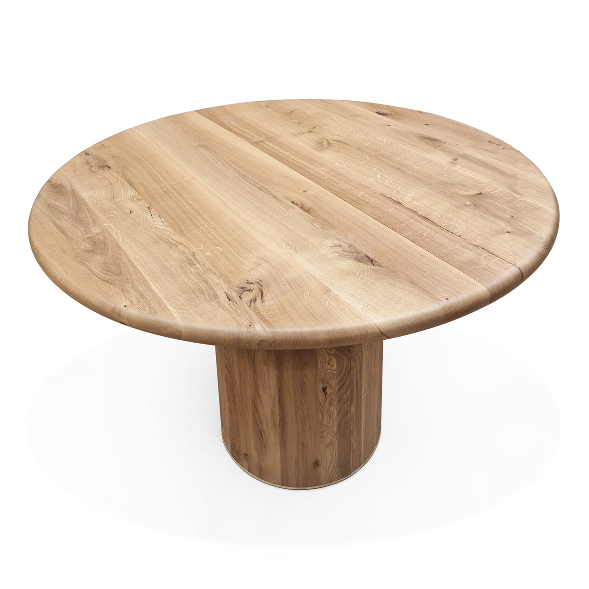 FREYA | Mesa de comedor redonda extensible – Roble natural