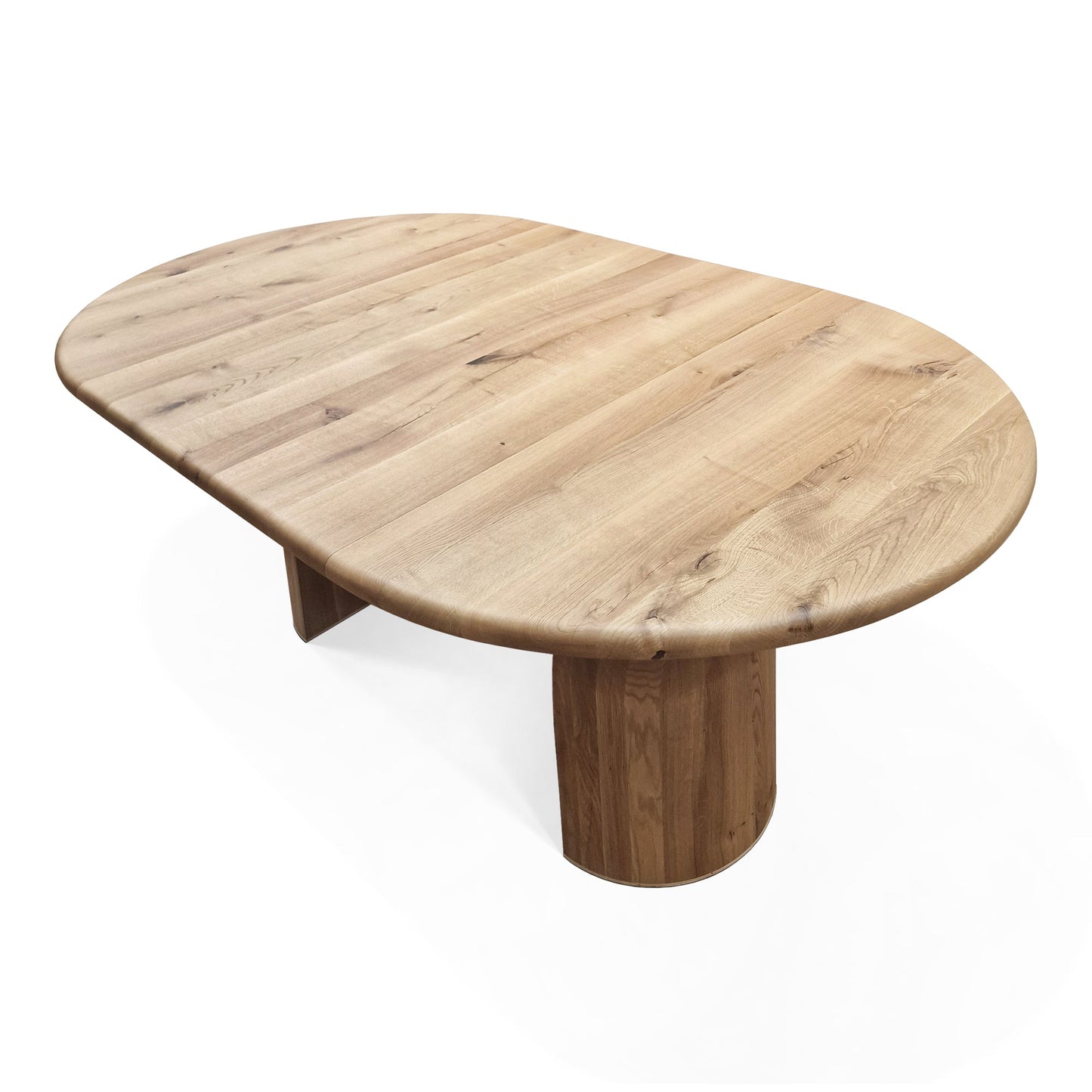 FREYA | Extendable Round Dining Table – Natural Oak