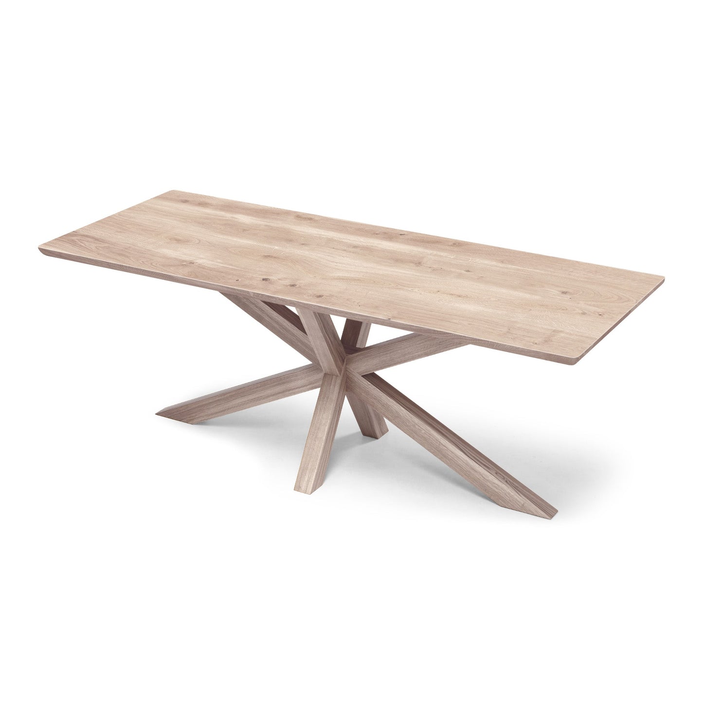 LUNA | Extendable Dining Table – White Oak