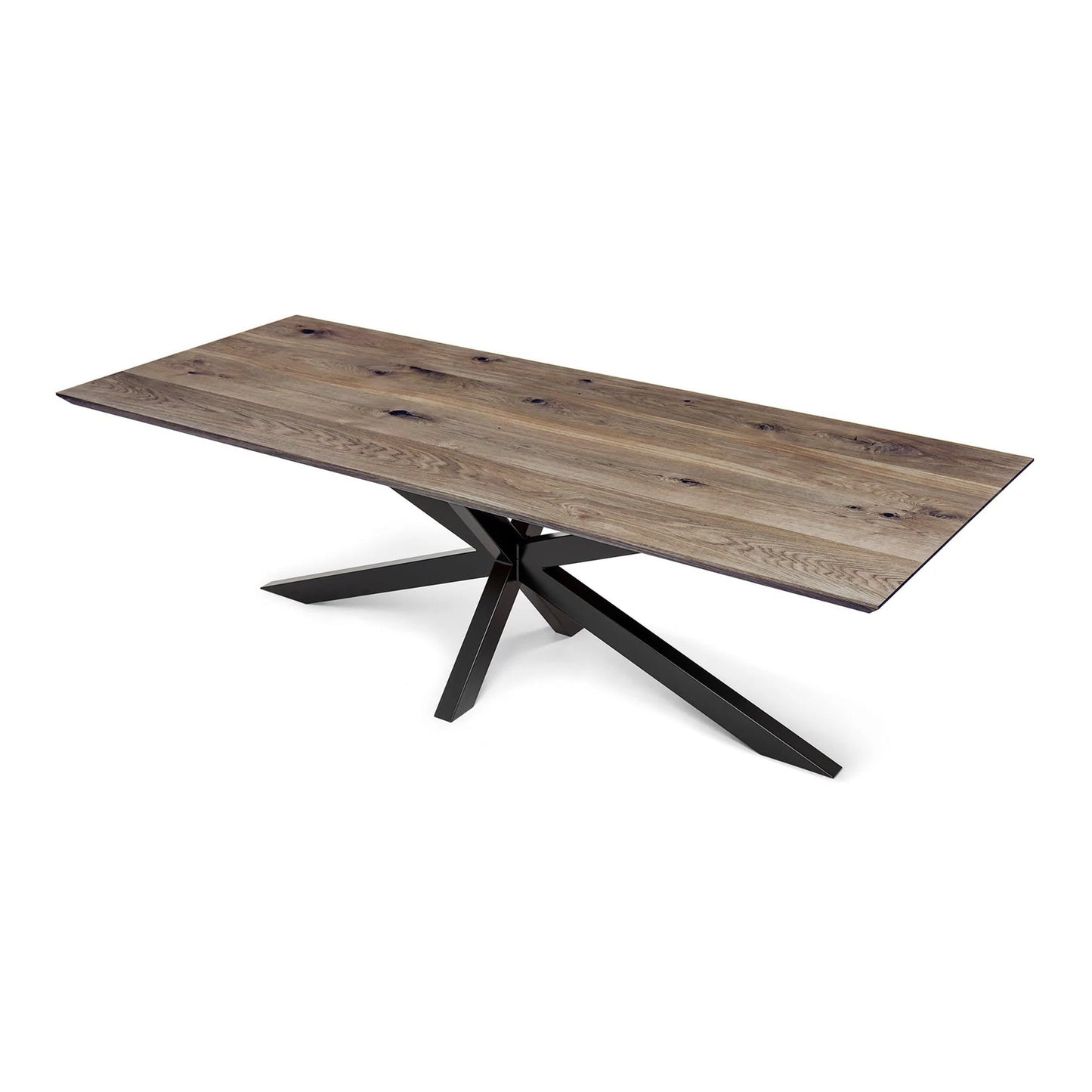 LUNA | Extendable Dining Table – Charcoal Oak