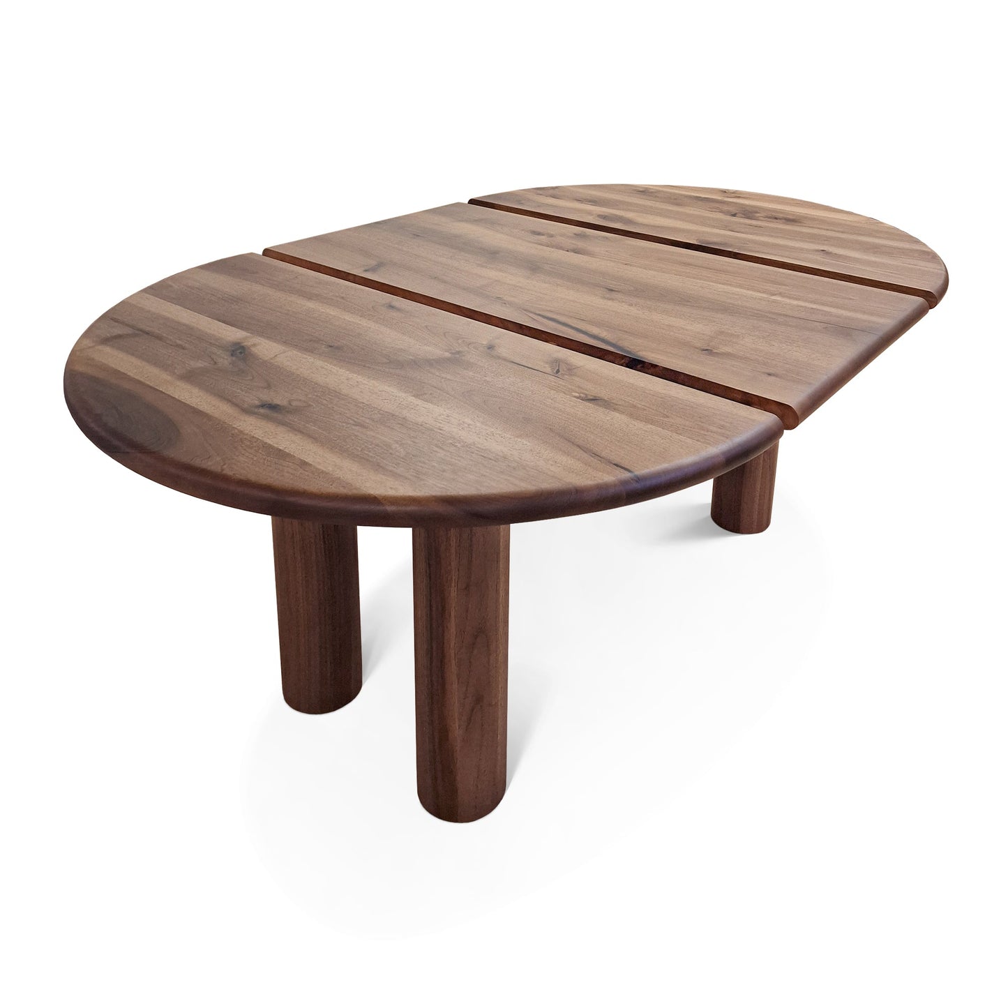LAYLA | Extendable Round Dining Table – Chocolate Walnut