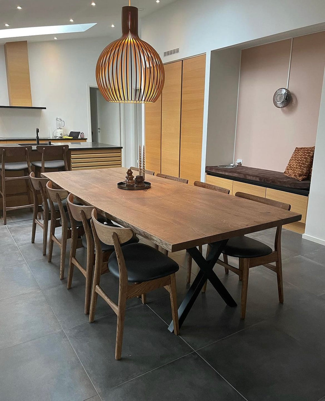 SIENNA | Extendable Dining Table - Chocolate Oak