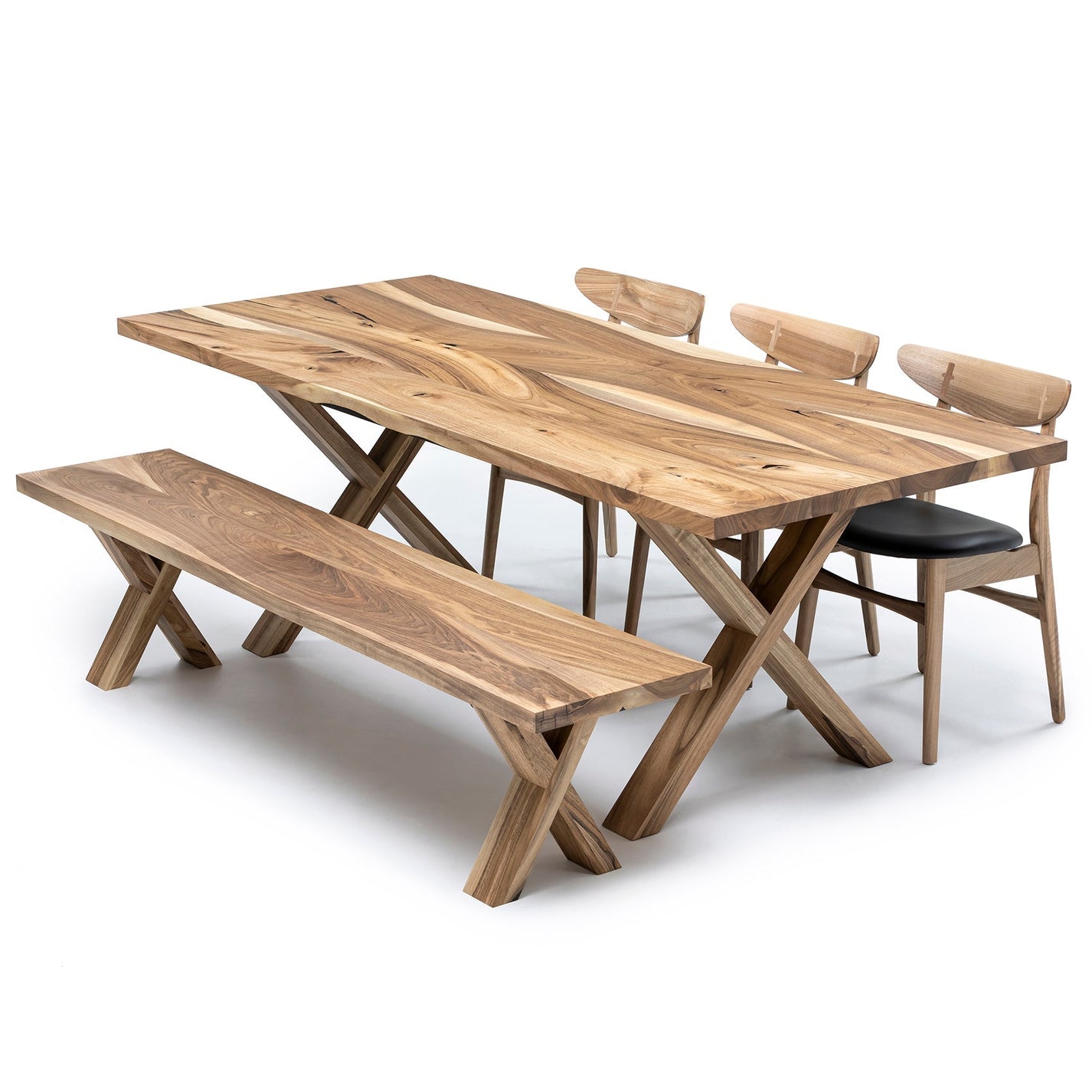 SIENNA | Extendable Dining Table - Natural Walnut