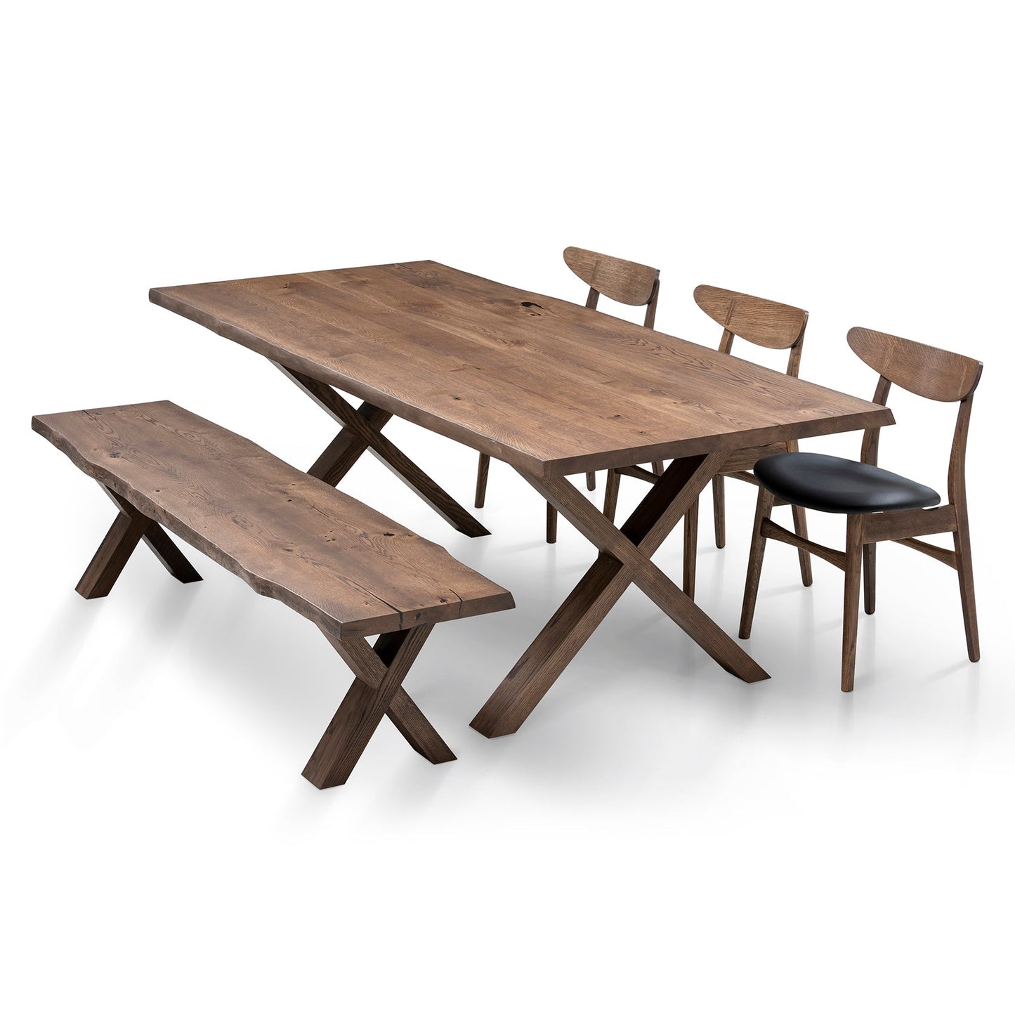SIENNA | Extendable Dining Table - Chocolate Oak