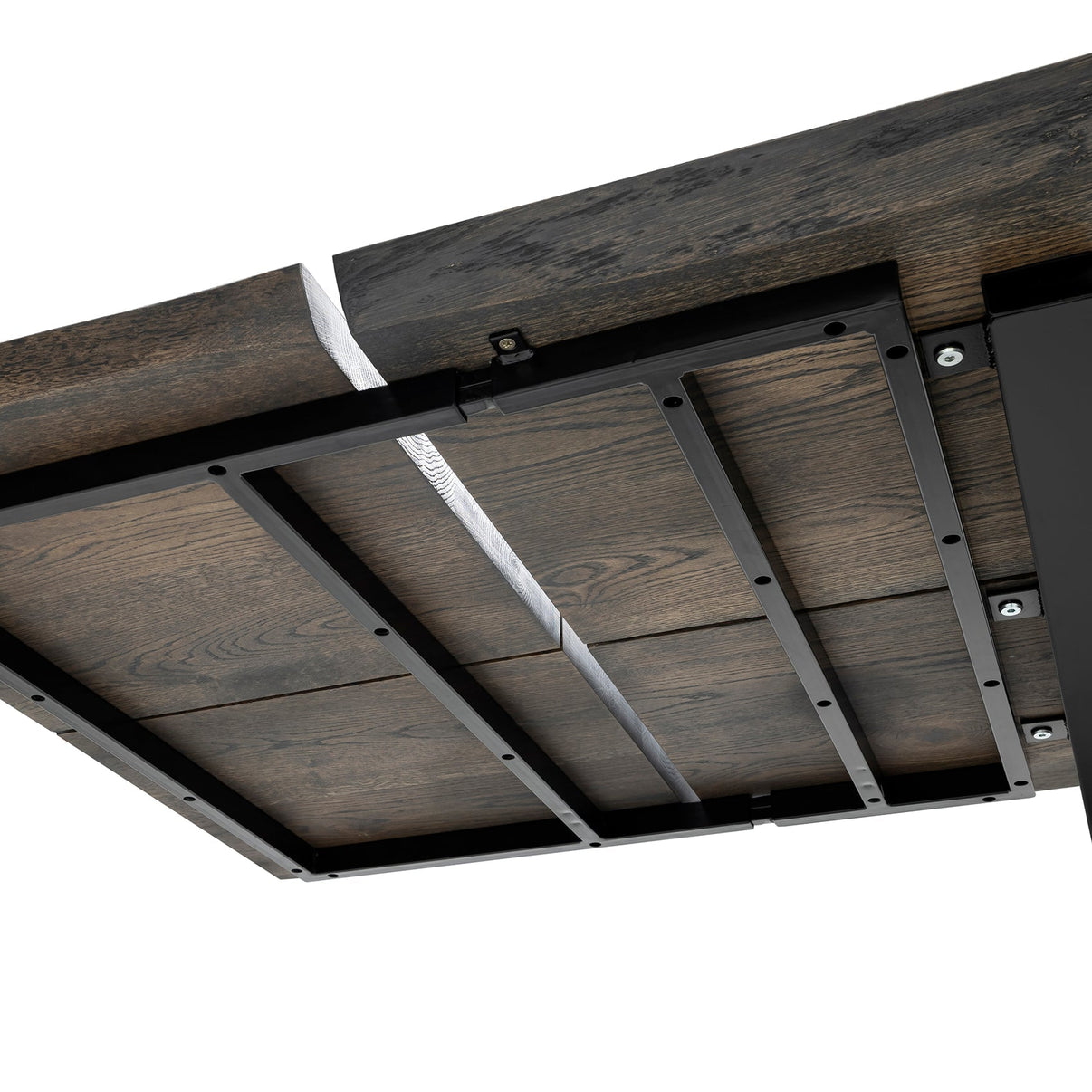 SIENNA | Mesa de comedor extensible - Roble antracita