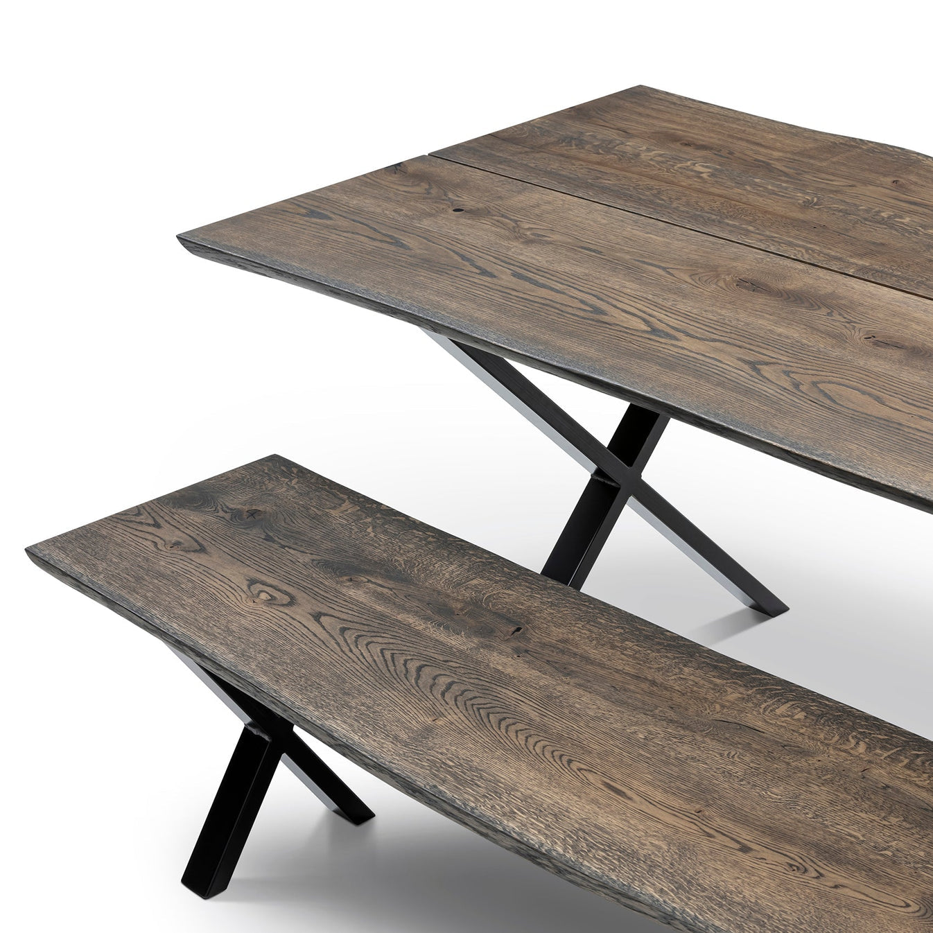 SIENNA | Extendable Dining Table - Charcoal Oak