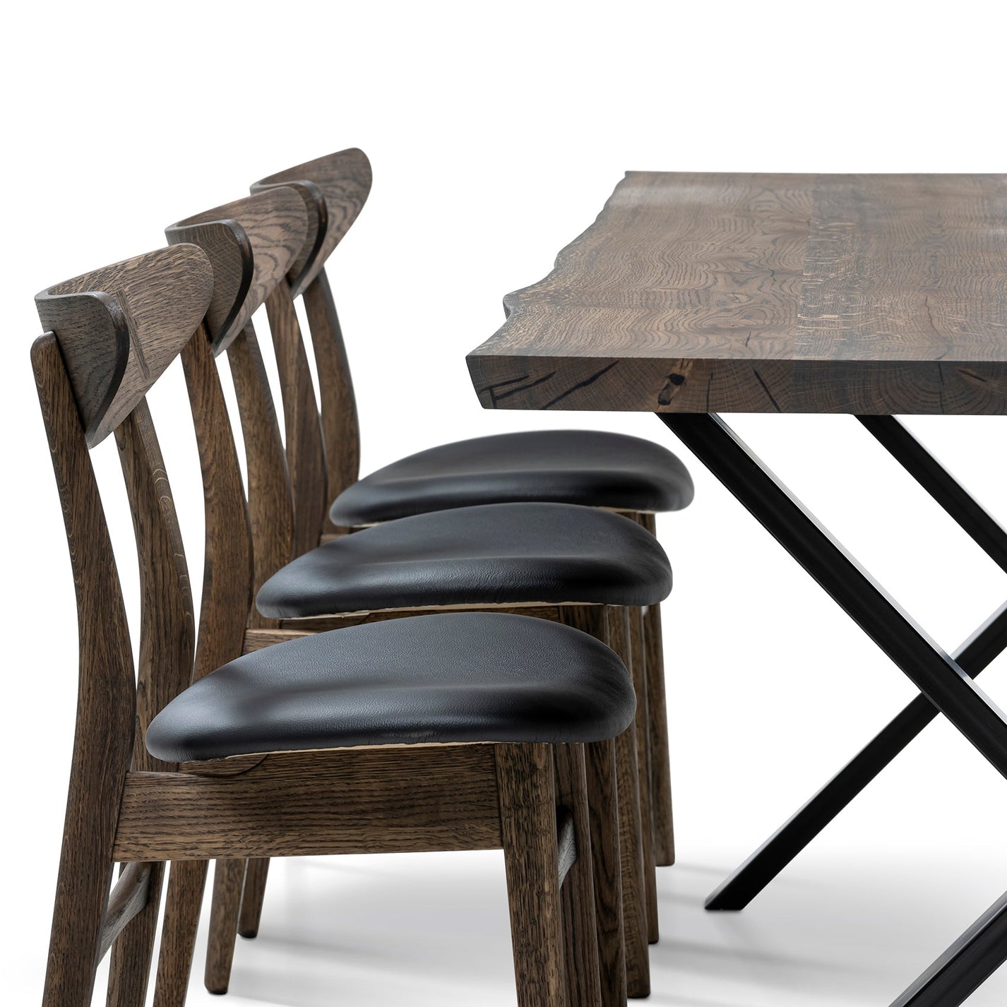 SIENNA | Extendable Dining Table - Charcoal Oak