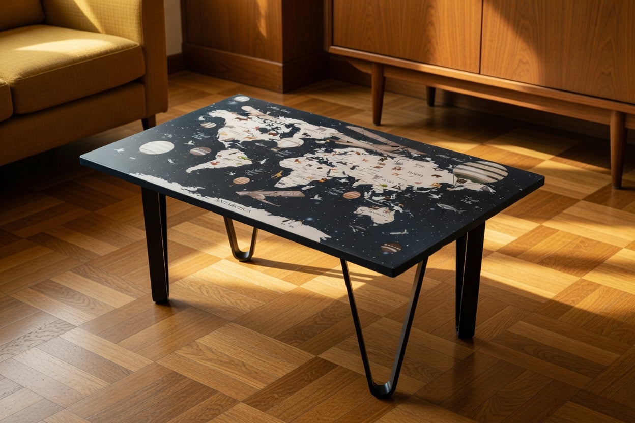 ATLAS | Nocturne Atlas – Rechteckiger Couchtisch