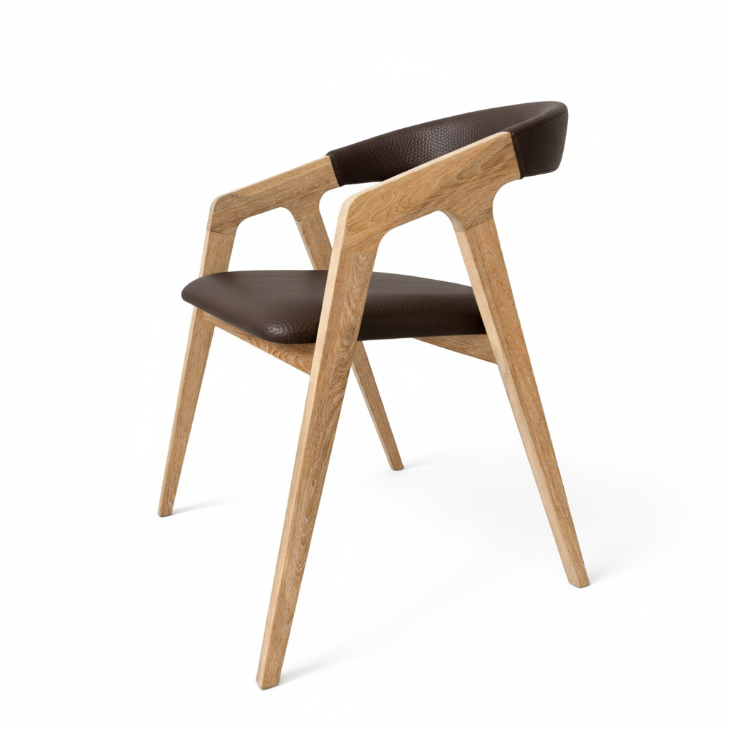LUNA | Dining Chair in Solid Oak