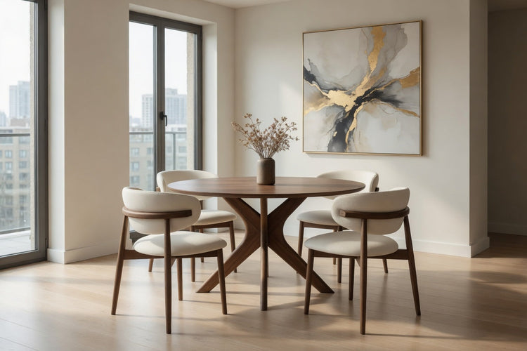 Adele – Sculptural Elegance in Solid Wood