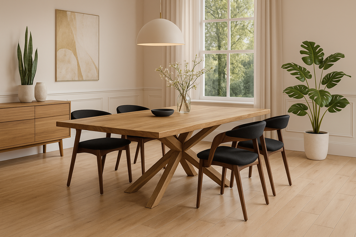 Luna Collection – Bold Elegance in Solid Wood