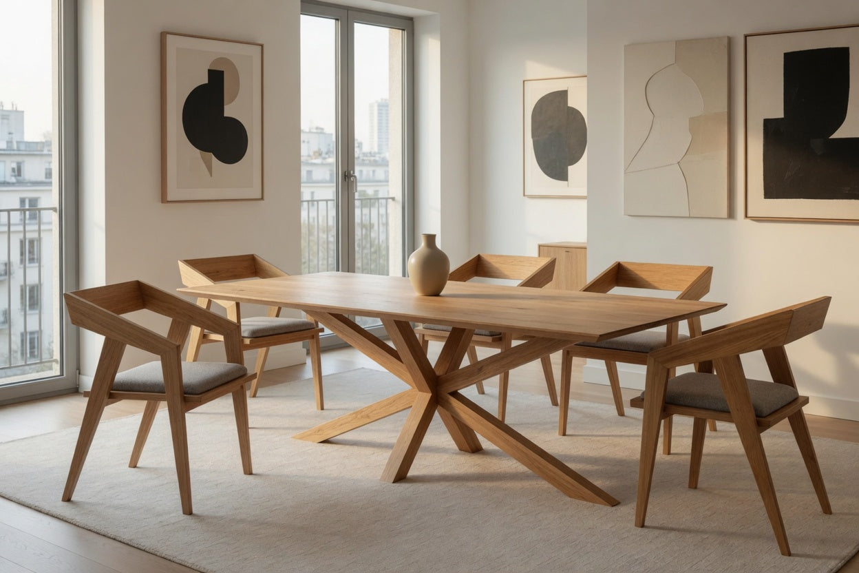 Luna Collection – Bold Elegance in Solid Wood