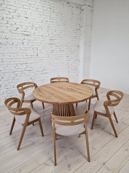 NOAH | Sedia da pranzo in rovere massiccio