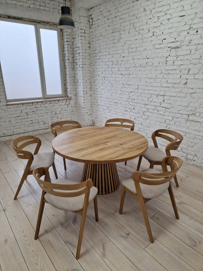 NOAH | Sedia da pranzo in rovere massiccio