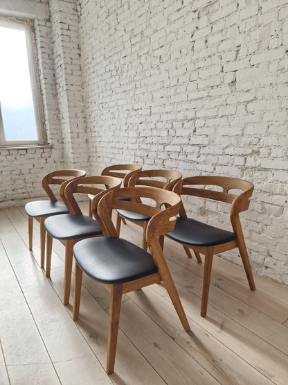 NOAH | Sedia da pranzo in rovere massiccio