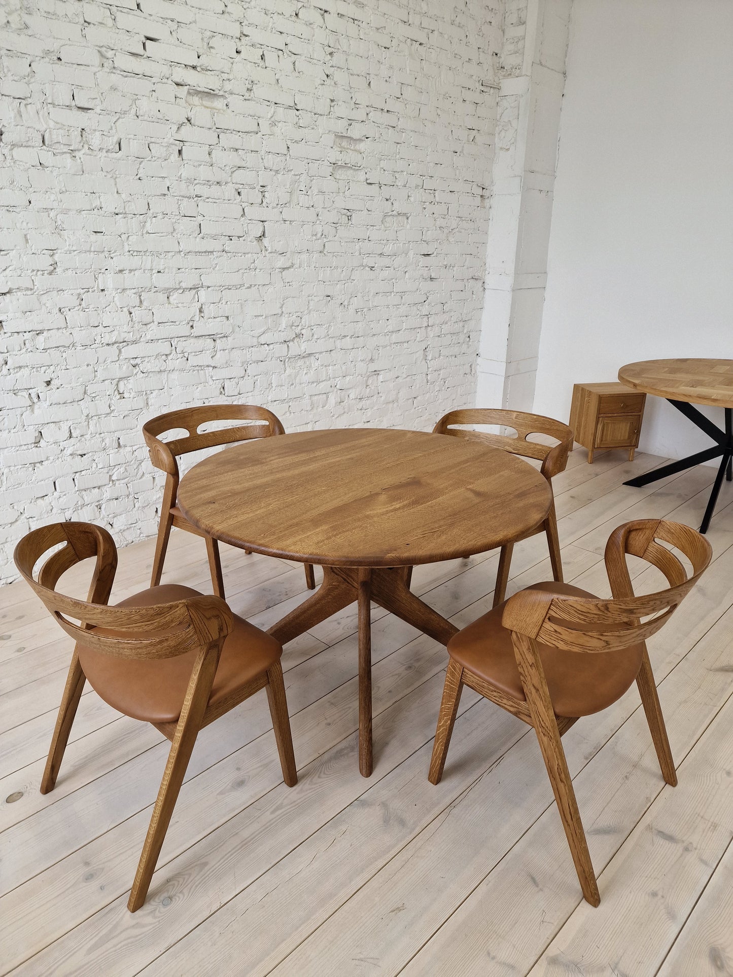 NOAH | Sedia da pranzo in rovere massiccio
