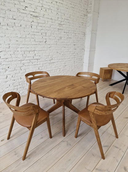 NOAH | Sedia da pranzo in rovere massiccio