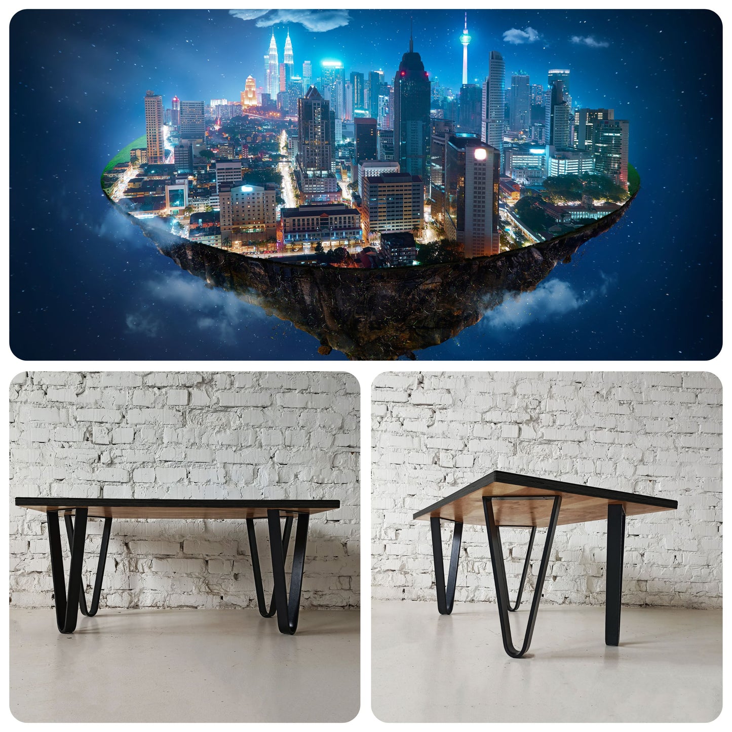 FUTURA | Sky City – Rektangulärt soffbord