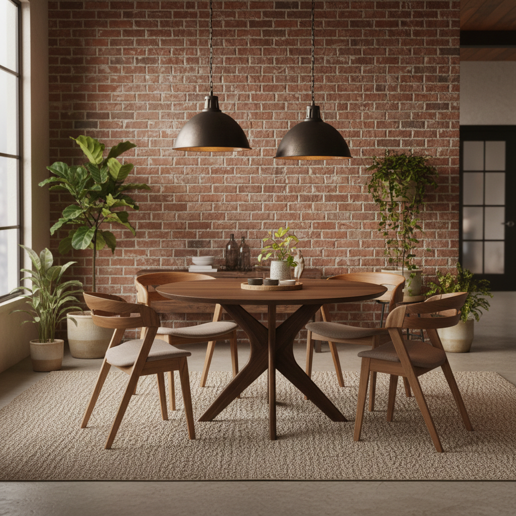 ADELE | Mesa de comedor redonda extensible – Roble macizo