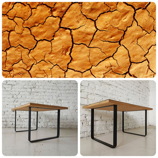 TEXTURA | Arid Cracks – Table basse rectangulaire