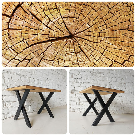 TEXTURA | Anneaux d'arbres – Table basse rectangulaire