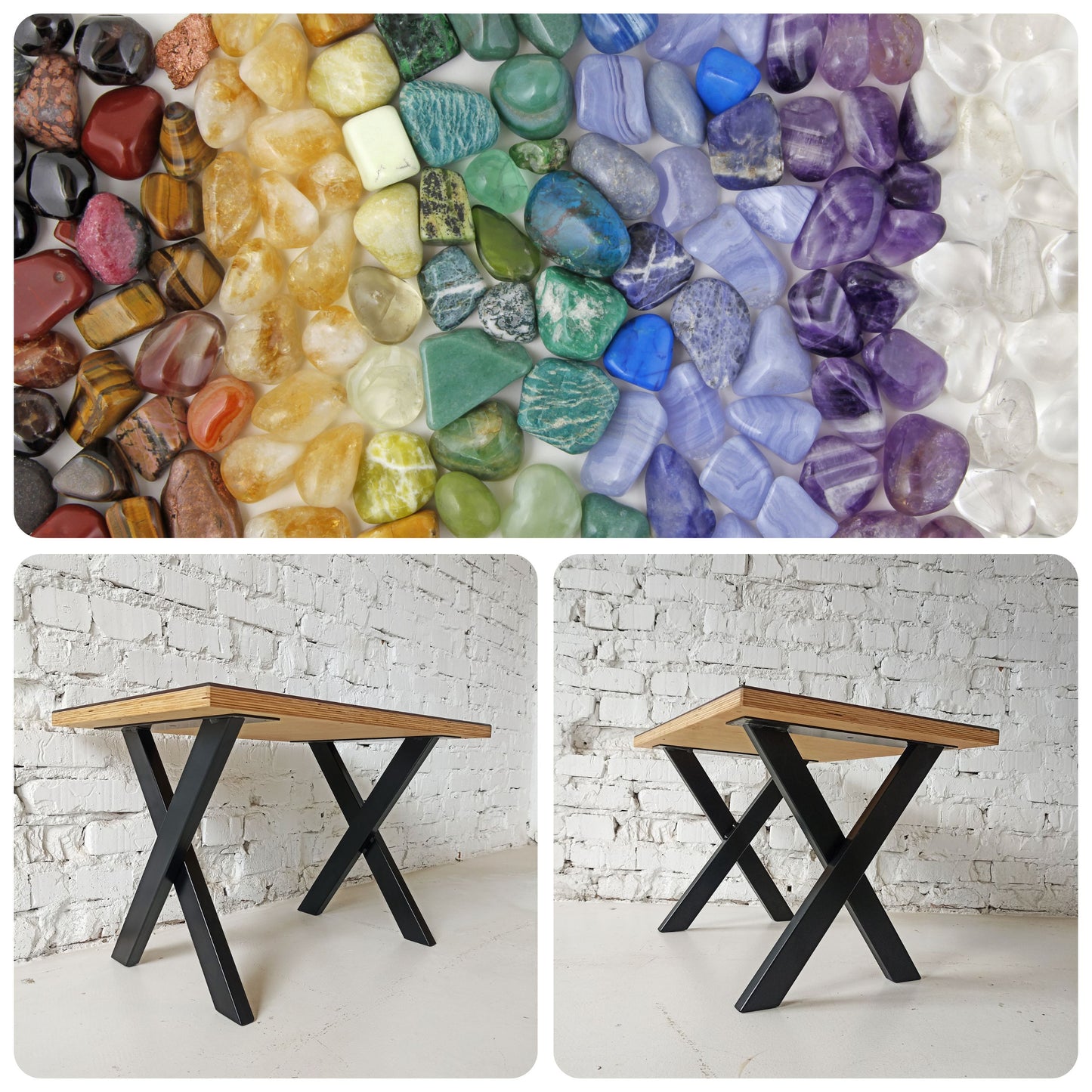 TEXTURA | Prism Pebbles – Rechteckiger Couchtisch