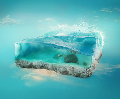 RENDERIA | Aqua Prism – Rektangulært salongbord