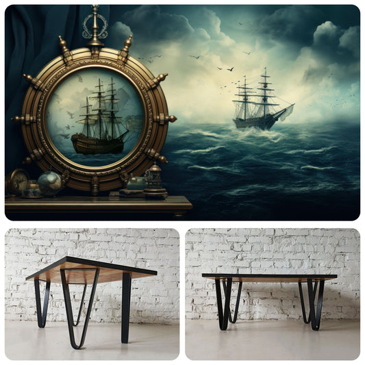 ODYSSEA | Table basse rectangulaire Hublot Stormwatch