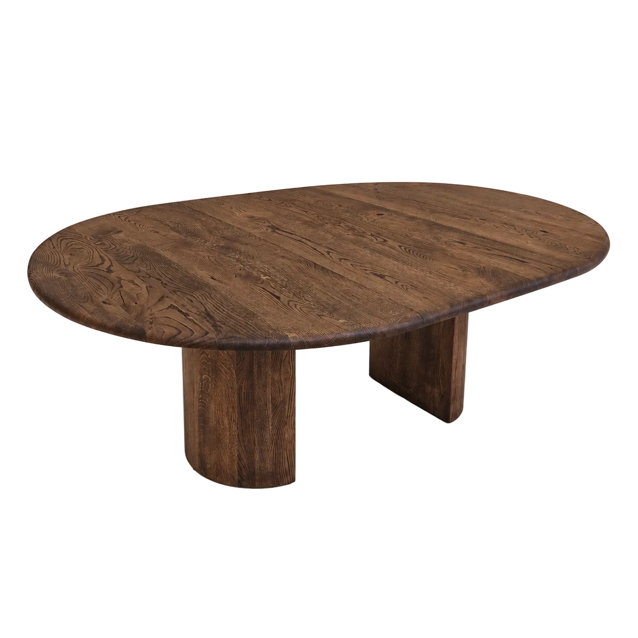 FREYA | Extendable Round Dining Table – Chocolate Walnut