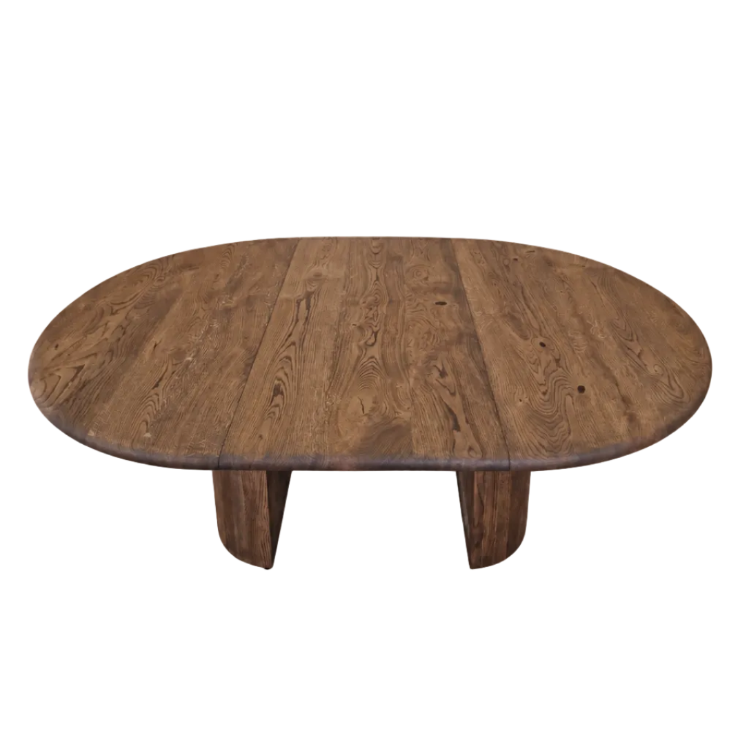 FREYA | Extendable Round Dining Table – Chocolate Walnut