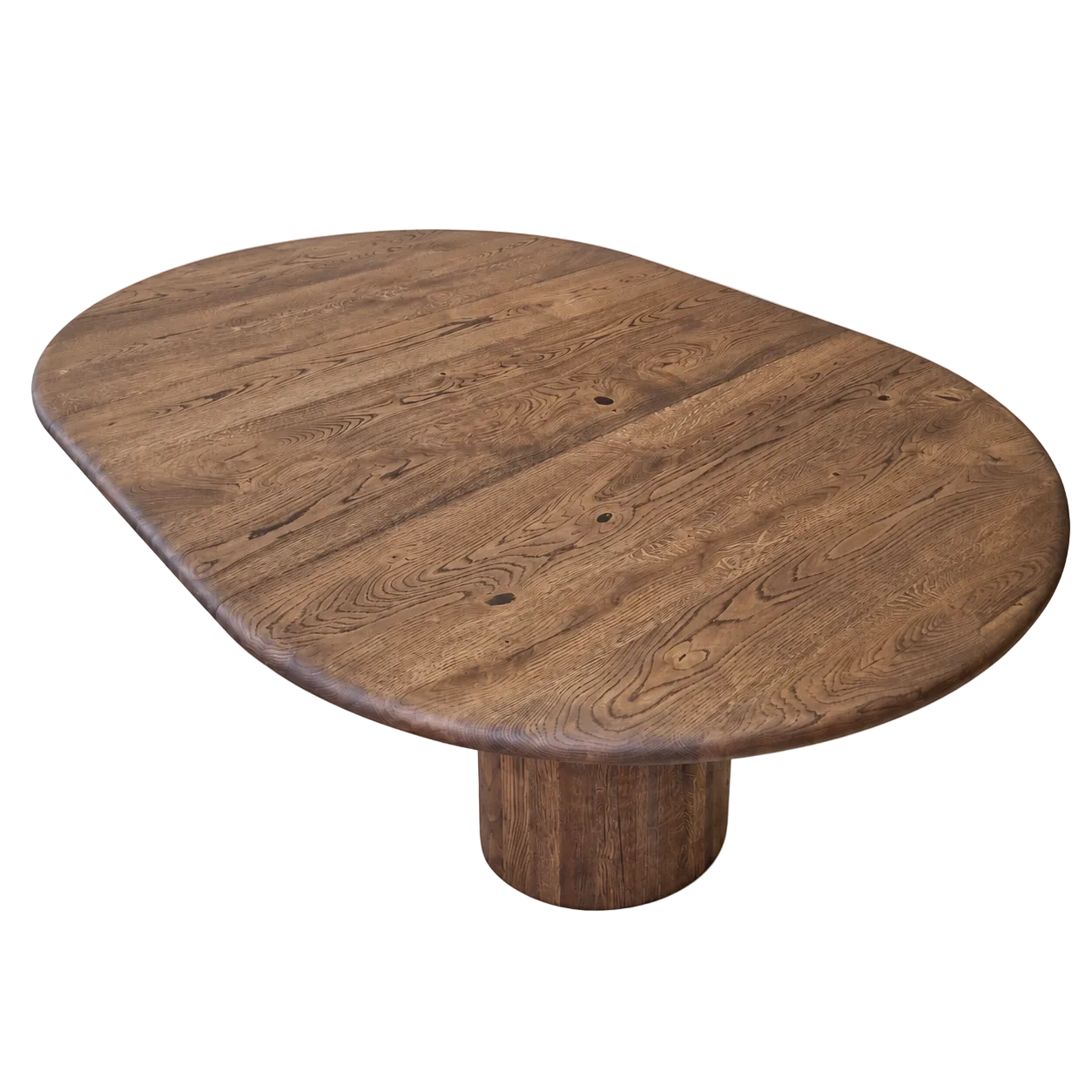 FREYA | Extendable Round Dining Table – Chocolate Walnut