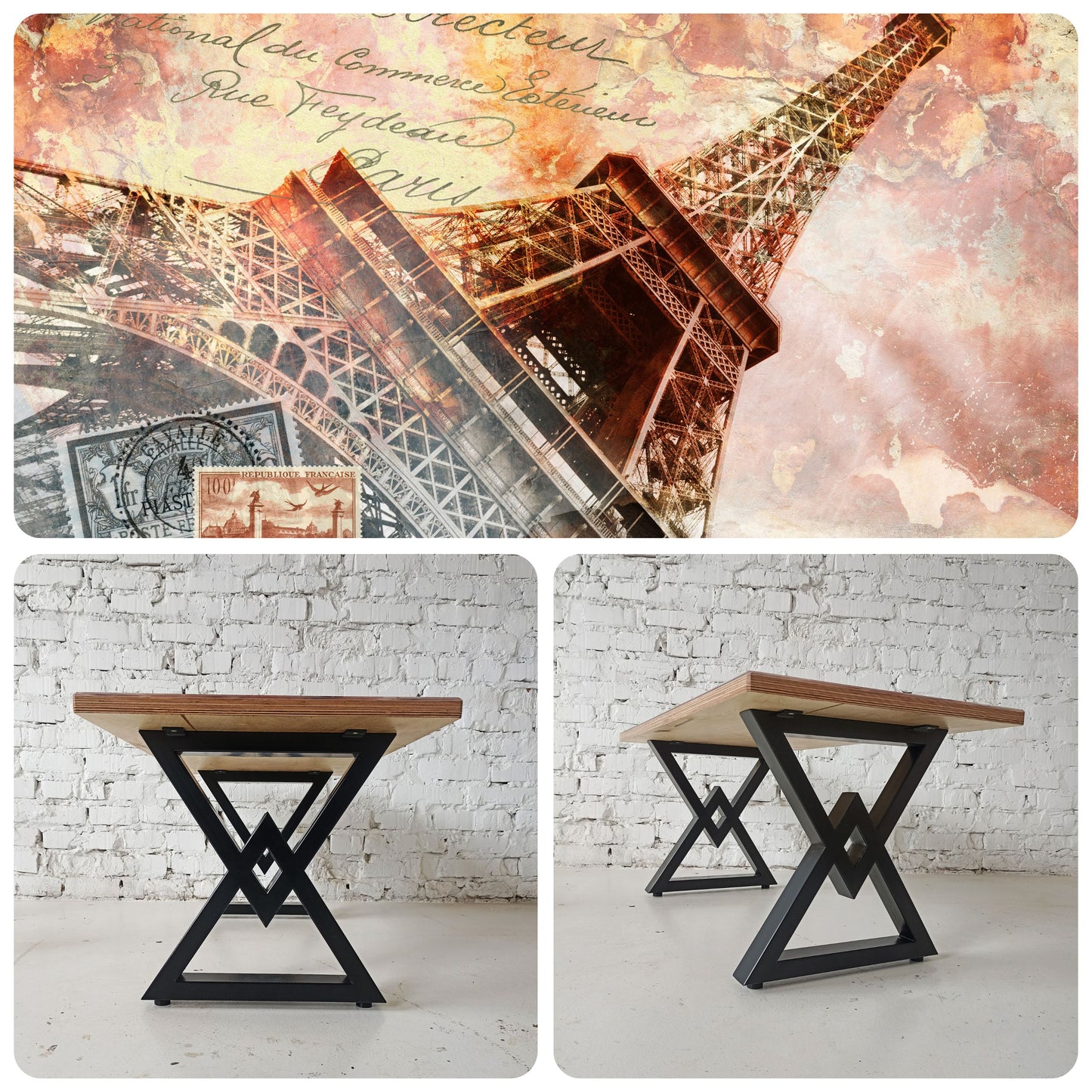 URBIS | Paris Ephemera – Rectangular Coffee Table