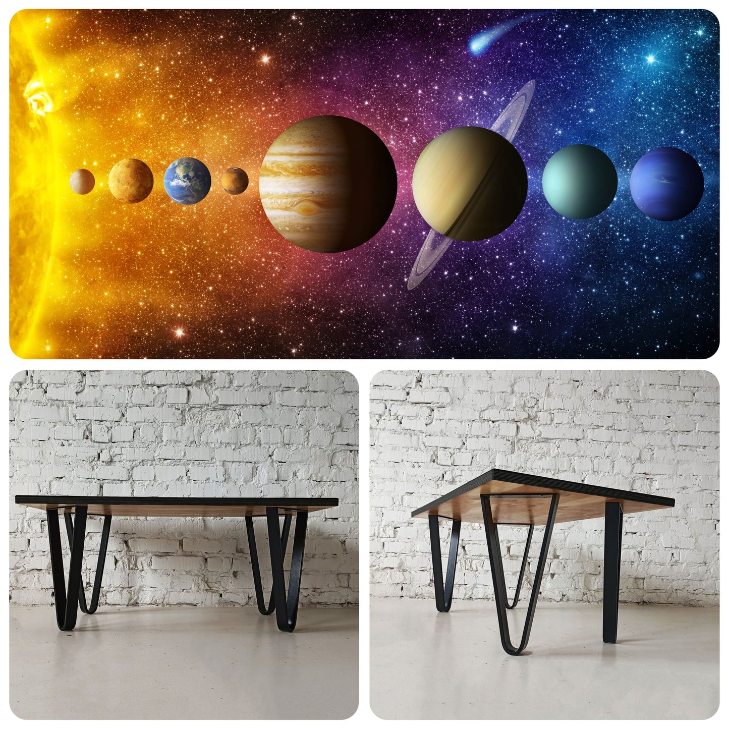CELESTIS | Planetary Line – Rectangular Coffee Table