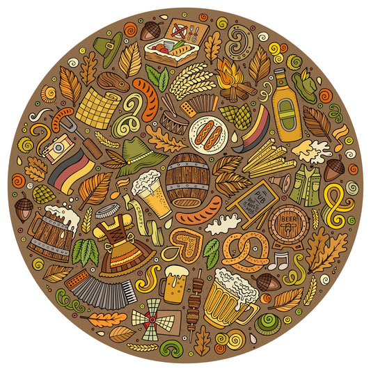 GRAPHIQUE | Médaillon Oktober – Table Basse Ronde