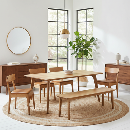 EMMA | Extendable Dining Table – Natural Oak