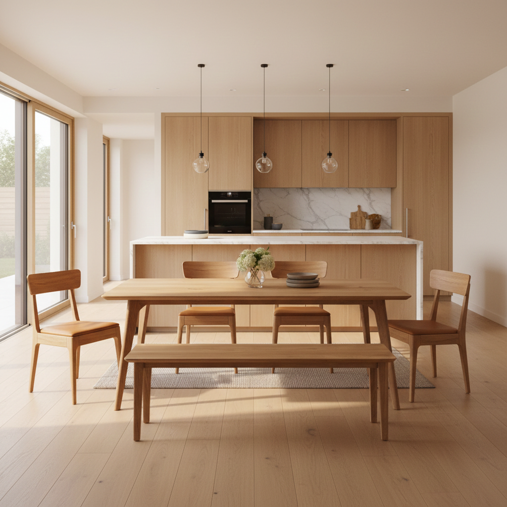 EMMA | Extendable Dining Table – Natural Oak