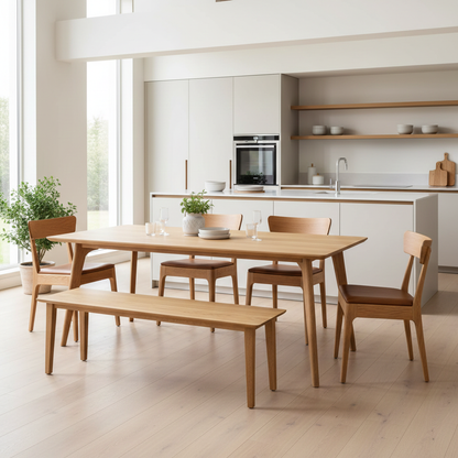 EMMA | Extendable Dining Table – Natural Oak