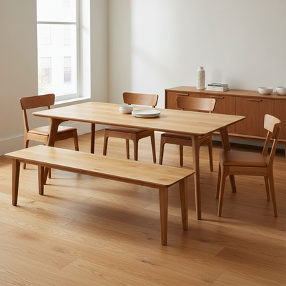 EMMA | Uitschuifbare Eettafel – Walnoot naturel