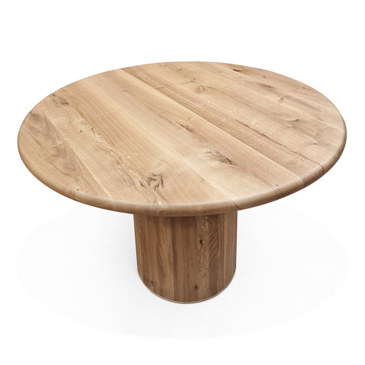 FREYA | Extendable Round Dining Table – Natural Oak