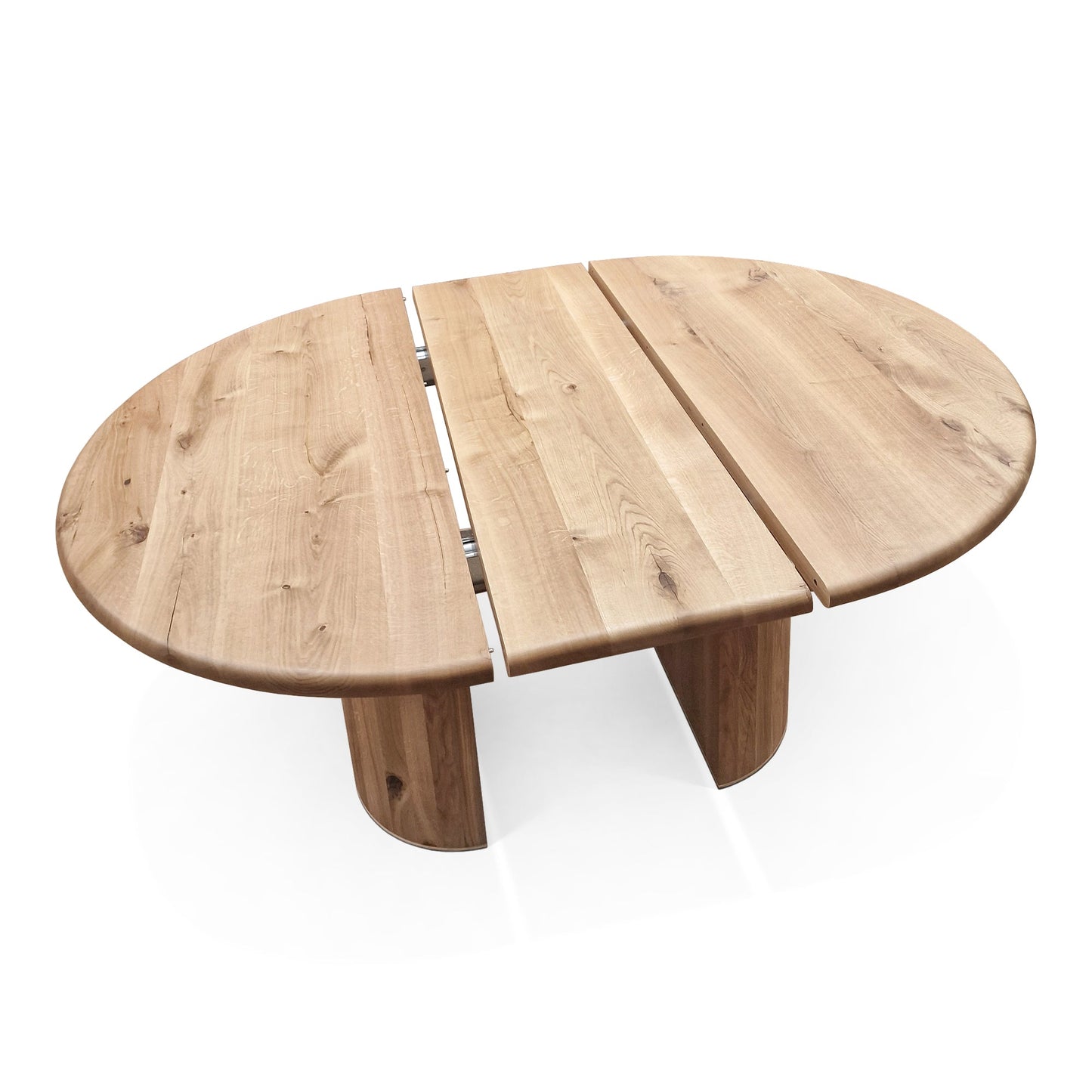 FREYA | Extendable Round Dining Table – Natural Oak