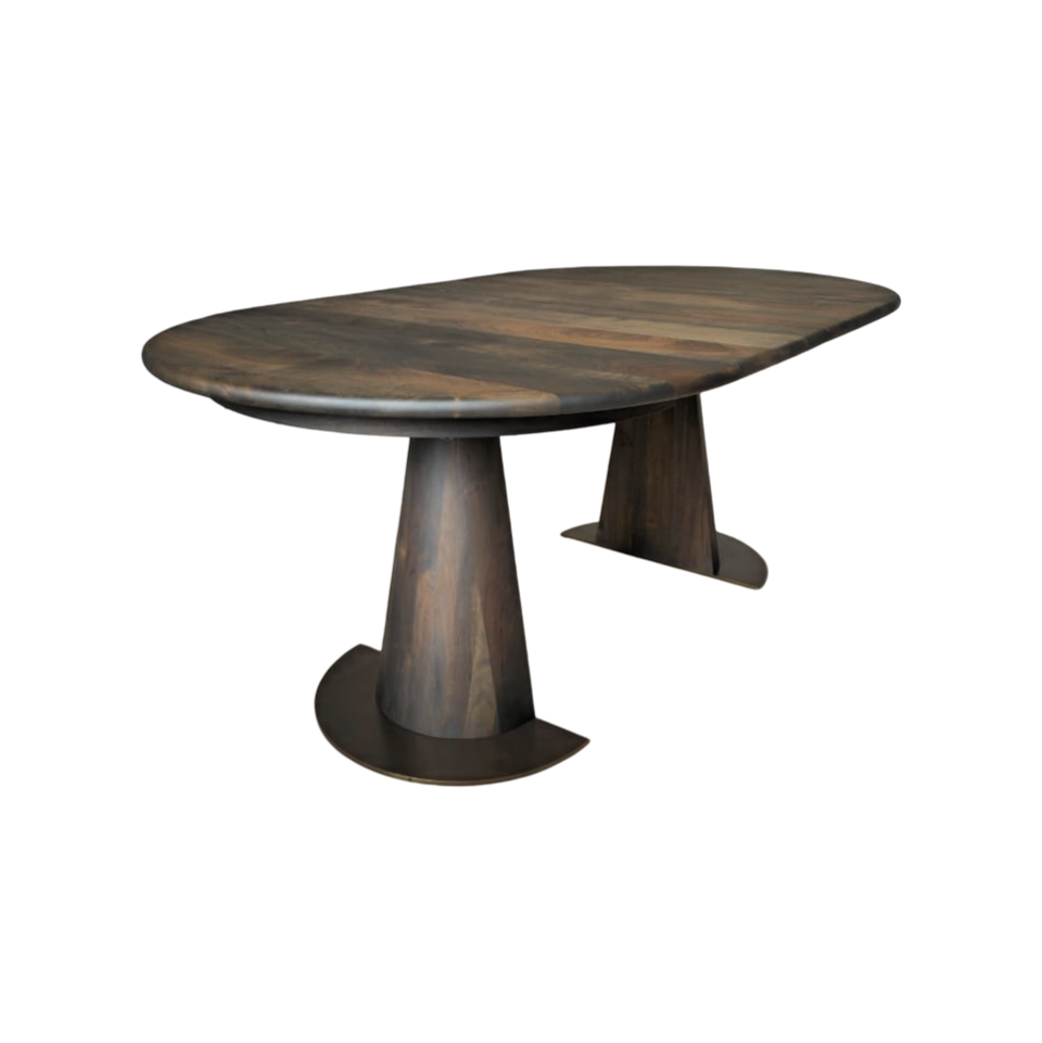 LIANA | Extendable Round Dining Table in Oak