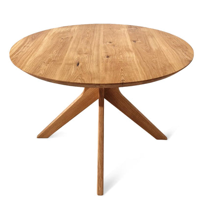 ADELE | Extendable Round Dining Table – Solid Oak