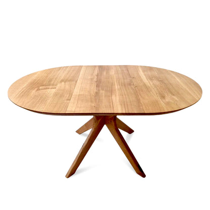 ADELE | Extendable Round Dining Table – Solid Oak