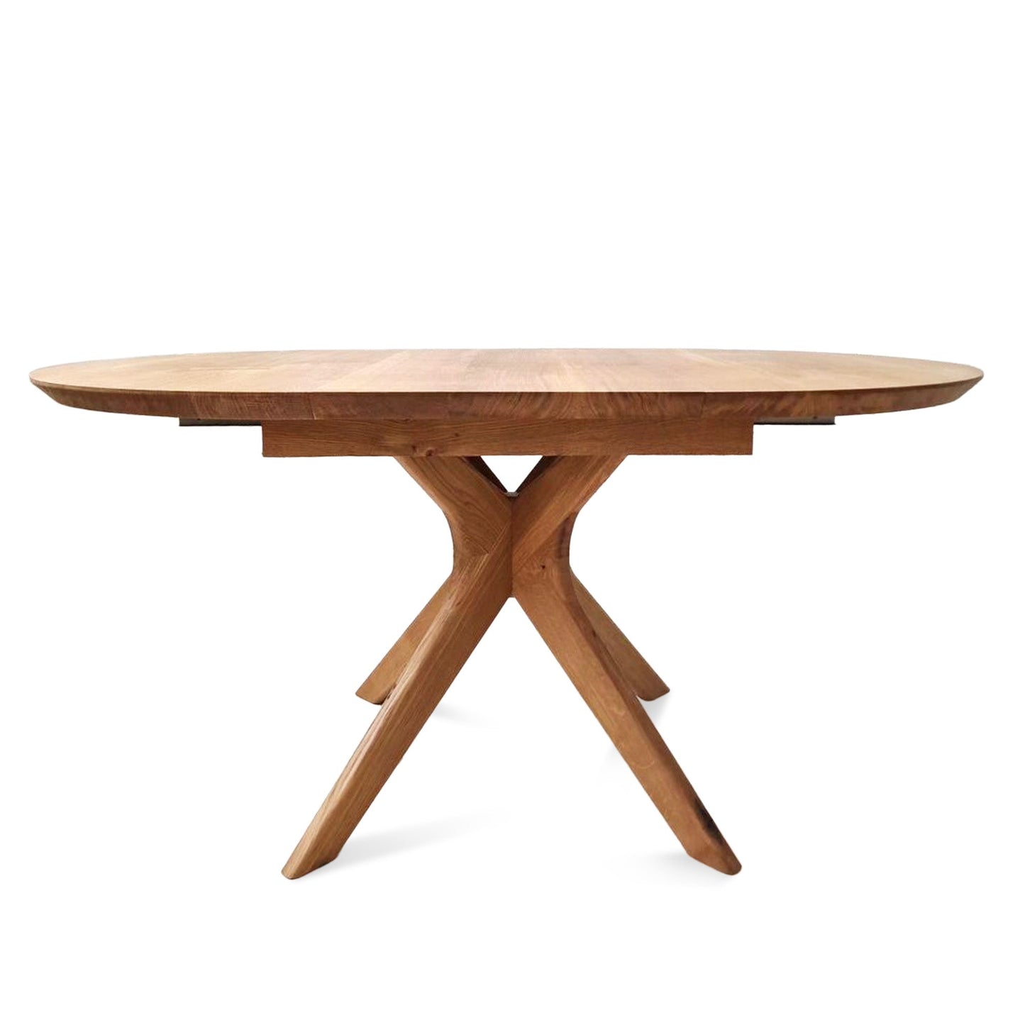 ADELE | Extendable Round Dining Table – Solid Oak