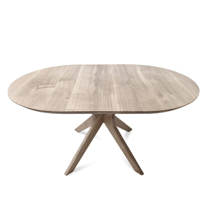 ADELE | Extendable Round Dining Table – Solid Oak