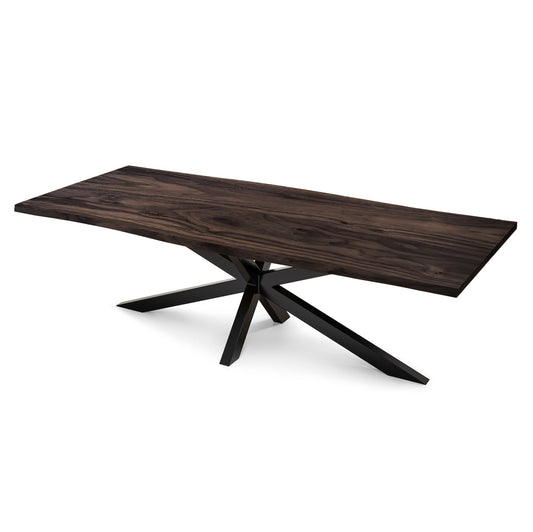 LUNA | Extendable Dining Table – Charcoal Walnut