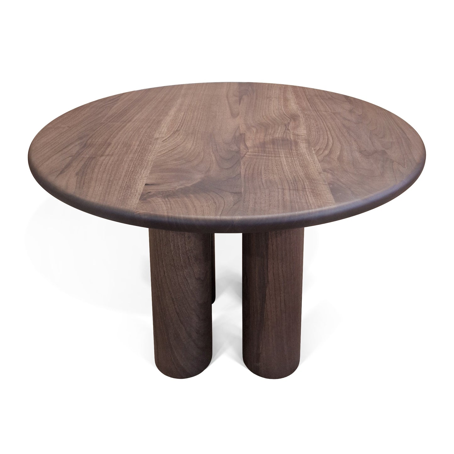 LAYLA | Extendable Round Dining Table – Chocolate Walnut